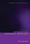 Cover: Basic Documents on International Investment Protection - Hart Publishing