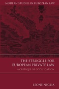 Cover: The Struggle for European Private Law - Hart Publishing