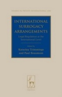 Abbildung von: International Surrogacy Arrangements - Hart Publishing