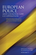 Cover: European Police and Criminal Law Co-operation, Volume 5 - Hart Publishing