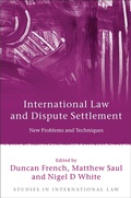 Cover: International Law and Dispute Settlement - Hart Publishing