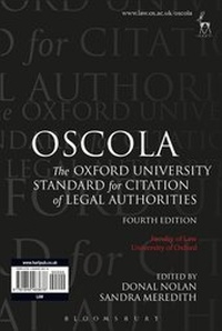 Enlarge image Cover: OSCOLA - Hart Publishing