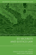 Cover: EU Security and Justice Law - Hart Publishing