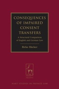 Cover: Consequences of Impaired Consent Transfers - Hart Publishing