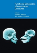Cover: Functional Dimensions of Ape-Human Discourse - Equinox Publishing Ltd