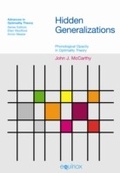 Cover: Hidden Generalizations - Equinox Publishing Ltd
