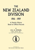 Cover: New Zealand Division 1916-1919. The New Zealanders in France 2002 - Naval & Military Press Ltd