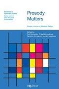 Cover: Prosody Matters - Equinox Publishing Ltd
