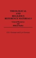 Cover: Theological and Religious Reference Materials - Greenwood Press