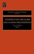 Cover: Constructive Discourse and Human Organization - Emerald Publishing Limited
