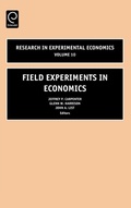 Cover: Field Experiments in Economics - Emerald Publishing Limited