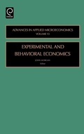 Cover: Experimental and Behavorial Economics - Emerald Publishing Limited