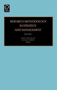 Enlarge image Cover: Research Methodology in Strategy and Management - Emerald Publishing Limited
