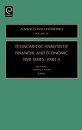 Cover: Econometric Analysis of Financial and Economic Time Series - Emerald Publishing Limited