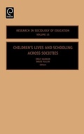 Cover: Children's Lives and Schooling across Societies - Emerald Publishing Limited
