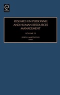 Cover: Research in Personnel and Human Resources Management - Emerald Publishing Limited