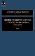 Cover: Current Perspectives in Special Education Administration - Emerald Publishing Limited