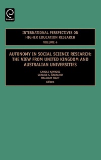 Enlarge image Cover: Autonomy in Social Science Research - Emerald Publishing Limited