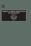 Cover: Advances in Library Administration and Organization - Emerald Publishing Limited
