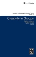 Cover: Creativity in Groups - Emerald Group Publishing Limited