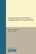 Cover: Language Program Leadership in a Changing World: An Ecological Model - Emerald Group Publishing Limited
