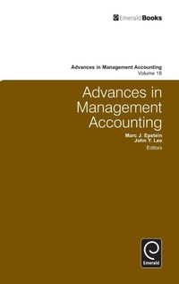 Enlarge image Cover: Advances in Management Accounting - Emerald Group Publishing Limited