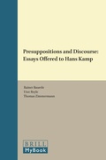 Cover: Presuppositions and Discourse: Essays Offered to Hans Kamp - Emerald Group Publishing Limited