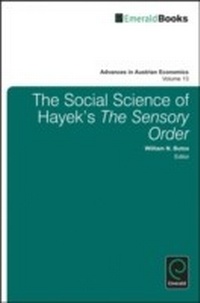 Enlarge image Cover: The Social Science of Hayek's The Sensory Order - Emerald Publishing Limited