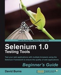 Cover: Selenium 1.0 Testing Tools Beginner's Guide - Packt Publishing