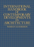 Cover: International Handbook of Contemporary Developments in Architecture - Greenwood Press