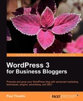 Cover: Wordpress 3 for Business Bloggers - Packt Publishing
