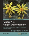 Cover: jQuery Plugin Development Beginner's Guide - Packt Publishing