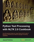 Cover: Python Text Processing with NLTK 2.0 Cookbook - Packt Publishing