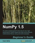 Cover: NumPy 1.5 Beginner's Guide - Packt Publishing