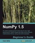 Cover: NumPy 1.5 Beginner's Guide - Packt Publishing