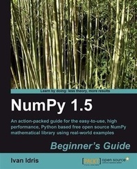 Enlarge image Cover: NumPy 1.5 Beginner's Guide - Packt Publishing