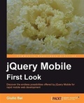 Cover: jQuery Mobile First Look - Packt Publishing