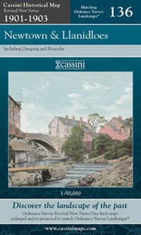 Abbildung von: Newtown and Llanidloes - Cassini Publishing Ltd