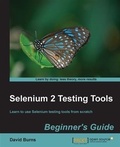 Cover: Selenium 2 Testing Tools Beginner's Guide - Packt Publishing