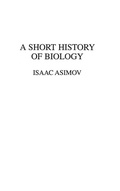 Cover: A Short History of Biology - Praeger Publishers Inc