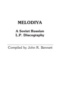 Cover: Melodiya - Greenwood Press
