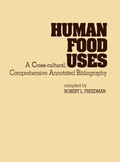 Cover: Human Food Uses - Greenwood Press