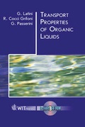 Cover: Transport Properties of Organic Liquids - WIT Press