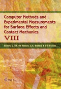 Cover: Computer Methods and Experimental Measurements for Surface Effects and Contact Mechanics: v. 8 - WIT Press