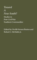 Cover: Toward a New South - Praeger Publishers Inc