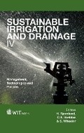 Cover: Sustainable Irrigation and Drainage: IV - WIT Press