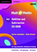 Cover: Mult-e-Maths KS2 Addition and Subtraction CD ROM - Cambridge-Hitachi