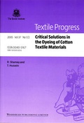 Cover: Critical Solutions in the Dying of Cotton Textile Materials - Woodhead Publishing Ltd
