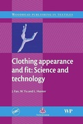Cover: Clothing Appearance and Fit - Woodhead Publishing