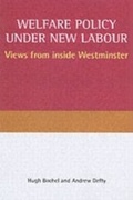 Cover: Welfare policy under New Labour - Policy Press